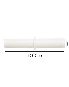 Bel-Art Spinbar Teflon Cylindrical Magnetic Stirring Bar; 101.6 X 16mm, White