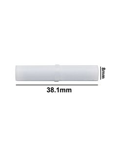 Bel-Art Spinbar Teflon Cylindrical Magnetic Stirring Bar; 38.1 X 8mm, White