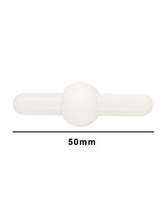 Bel-Art Saturn Spinbar Teflon Magnetic Stirring Bar; 50mm, White