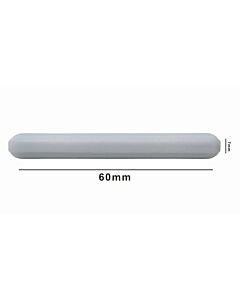 Bel-Art Spinbar Teflon Polygon Magnetic Stirring Bar; 60 X 7mm, White, Without Pivot Ring