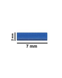 Bel-Art Spinbar Teflon Micro (Flea) Magnetic Stirring Bar; 7 X 2mm, Blue