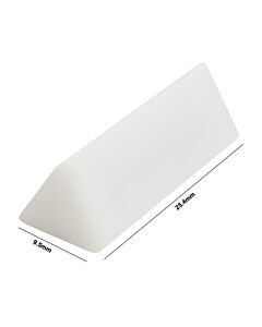 Bel-Art Spinwedge Teflon Magnetic Stirring Bar; 9.5 X 25.4mm, White