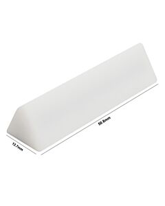 Bel-Art Spinwedge Teflon Magnetic Stirring Bar; 12.7 X 50.8mm, White