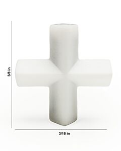 Bel-Art Spinplus Teflon Magnetic Stirring Bar; 9.5 X 4.7mm, White