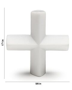 Bel-Art Spinplus Teflon Magnetic Stirring Bar; 38.1 X 15.8mm, White