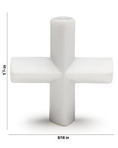 Bel-Art Spinplus Teflon Magnetic Stirring Bar; 31.8 X 14.3mm, White