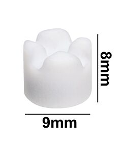 Bel-Art Spinbar Teflon Cell (Cuvette) Magnetic Stirring Bar; 9 X 8mm, White