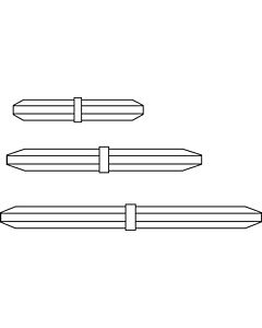 Bel-Art Spinpak Teflon Octagon Magnetic Stirring Bar Assortment (Pack Of 6)