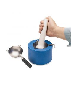 Bel-Art Liquid Nitrogen Cooled Mortar; Stainless Steel Ladle And Reservoir; 6½ In. D X 4½ In. H