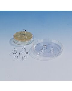 Bel-Art Sterile Cloning Cylinders; 8.5mm Top X 9.5mm Bottom O.D., Plastic (Pack Of 50)