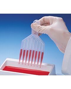 Bel-Art Transpette Non-Sterile Plastic 8 Channel Disposable Transfer Pipettor (Pack Of 25)