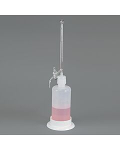 Bel-Art Borosilicate Glass 10ml Automatic Self Zeroing Burette; 1000ml Reservoir