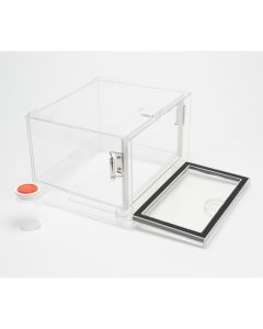 Bel-Art Dry-Keeper Small, Stacking Polystyrene Desiccator Cabinet; 0.14 Cu. Ft.