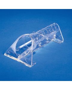 Bel-Art Mouse Restrainer With Dorsal Access; Holds 18-35 Gram Mice, Clear Tpx
