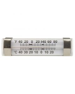 Bel-Art, H-B Durac Liquid-In-Glass Refrigerator/Freezer Thermometer; -40 To 27c (-40 To 80f), Steel Case