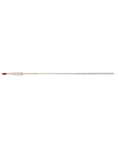 Bel-Art, H-B Durac 10/30 Ground Joint Liquid-In-Glass Thermometer; -10 To 250c, 25mm Immersion, Organic Liquid Fill
