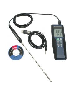 Bel-Art H-B Durac High Temp Precision Rtd Electronic Thermometer / Data Logger; -100 To 400c (-148 To 752f), Individual Calibration Report