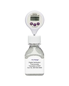 Bel-Art H-B Frio-Temp Calibrated Electronic Verification Lollipop Stem Thermometer For Refrigerators, Incubators And General Applications; 0/70c (32/158f)