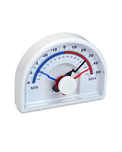 Bel-Art, H-B Durac Bi-Metallic Min/Max Thermometer; -50 To 50c (-58 To 122f)