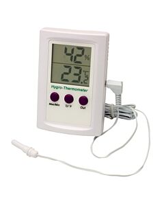 Bel-Art, H-B Durac Dual Zone Electronic Thermometer-Hygrometer; 0/50c (32/122f) And -50/70c (-58/158f) Ranges