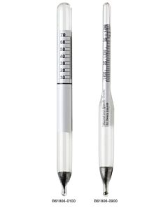 Bel-Art, H-B Durac 0.700/2.000 Specific Gravity And 70/10 Degree And 0/70 Degree Baume Dual Scale Hydrometer For Heavy And Light Liquids