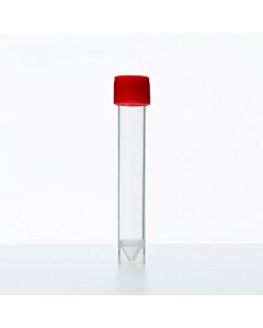 Biologix Sample Collection Tubes, 10ml, Red Caps, Sterile, 500 Tubes/
