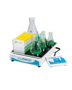 Benchmark Scientific OrbiShaker Co2 With Remote Controller And Rubber Mat Platform (13"X12"), 115v