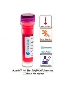 Benchmark Scientific Accuris Hot Start Taq Master Mix Red Dye, 2x Conc., 1000 Reactions