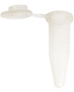 BioPlas 5050-1 Thin Wall Micro Tube With Attached Cap, 0.5ml, Natural, (Pack Of 1000)