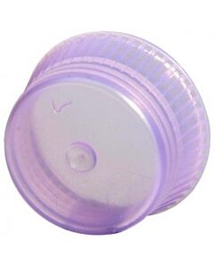BioPlas 6510 Uni To Flex Safety Caps For 10mm Blood Collecting & Culture Tubes, Lavender, (Pack Of 1000)
