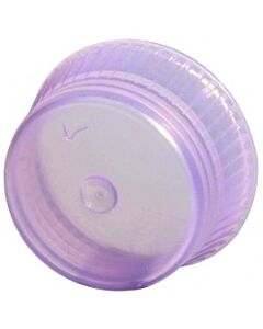 BioPlas 6560 Uni To Flex Safety Caps For 12mm Culture Tubes & 13mm Blood Collecting Tubes, Lavender, (Pack Of 1000)