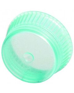 BioPlas 6565 Uni To Flex Safety Caps For 12mm Culture Tubes & 13mm Blood Collecting Tubes, Green, (Pack Of 1000)