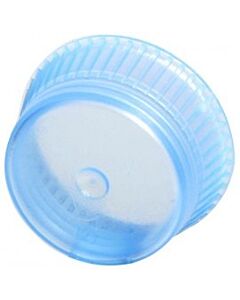 BioPlas 6570 Uni To Flex Safety Caps For 12mm Culture Tubes & 13mm Blood Collecting Tubes, Blue, (Pack Of 1000)