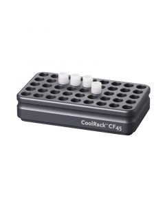 Azenta Coolrack Cf45 Thermoconductive Tube Rack For 45 Cryo Or Facs Tubes, Gray; 1 Module