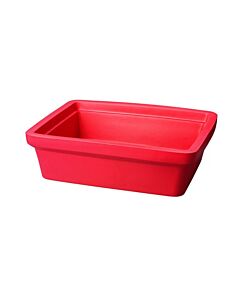 Azenta Trucool Ice Pan Without Lid, Rectangle 9L, Red; 1 Pan