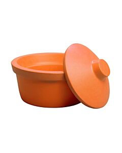 Azenta Trucool Ice Pan With Lid, Round 2.5L, Orange; 1 Pan