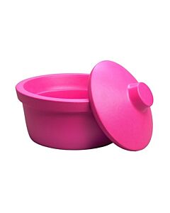 Azenta Trucool Ice Pan With Lid, Round 2.5L, Pink; 1 Pan