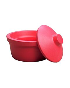 Azenta Trucool Ice Pan With Lid, Round 2.5L, Red; 1 Pan