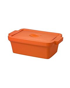 Azenta Trucool Ice Pan With Lid, Rectangle 4L, Orange; 1 Pan