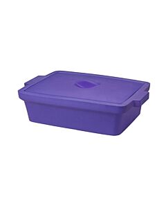 Azenta Trucool Ice Pan With Lid, Rectangle 9L, Purple; 1 Pan