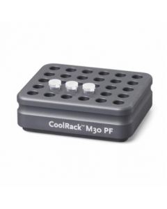 Azenta Coolrack M30 Thermoconductive Tube Rack For 30 Microcentrifuge Tubes, Gray; 1 Module