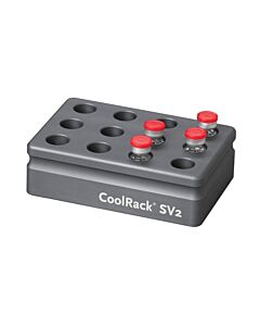 Azenta Coolrack Sv2 Thermoconductive Tube Rack For 12 X 2mL Injectable Cell Therapy Ampules, Gray; 1 Module
