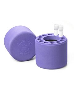 Azenta Coolcell 5mL Lx Cell Freezing Container For 12 X 3.5mL To 5mL Cryo Tubes, Purple; 1 Container