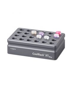 Azenta Coolrack Xt M24 Thermoconductive Tube Rack For 24 Microcentrifuge Tubes, Gray; 1 Module