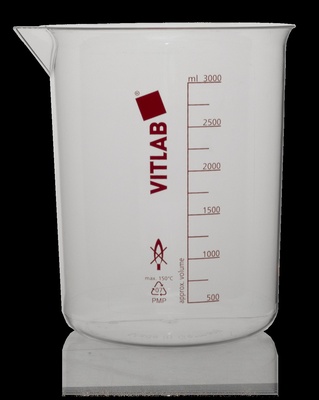 Brandtech Graduated Pitcher, Pp, Moldedprinted, 50ml, Pack Of 24