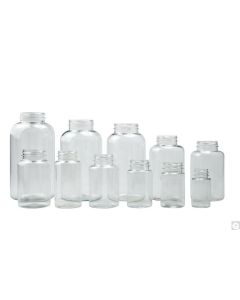 Qorpak 32oz (950ml) Clear Pete Packer With 53-400 Neck Finish, Bottle Only