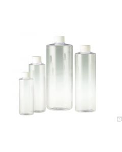 Qorpak 16oz (480ml) Clear Pvc Cylinder With 28-410 Neck Finish, Bottle Only