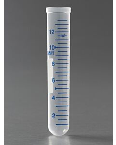 Corning Falcon 14 mL Round Bottom PP Test Tube, Graduated, without Cap, Sterile, 125/Pack, 1000/Case
