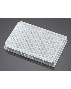 Corning Falcon 96-well Clear V-Bottom Not Treated Polypropylene Storage Microplate, 25/Pack, 100/Case