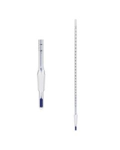 Chemglass Life Sciences 10/18 Joint Non-Mercury Thermometer, Temperature Range Celsius: -20 To 150 Deg C, 25 Mm Immersion